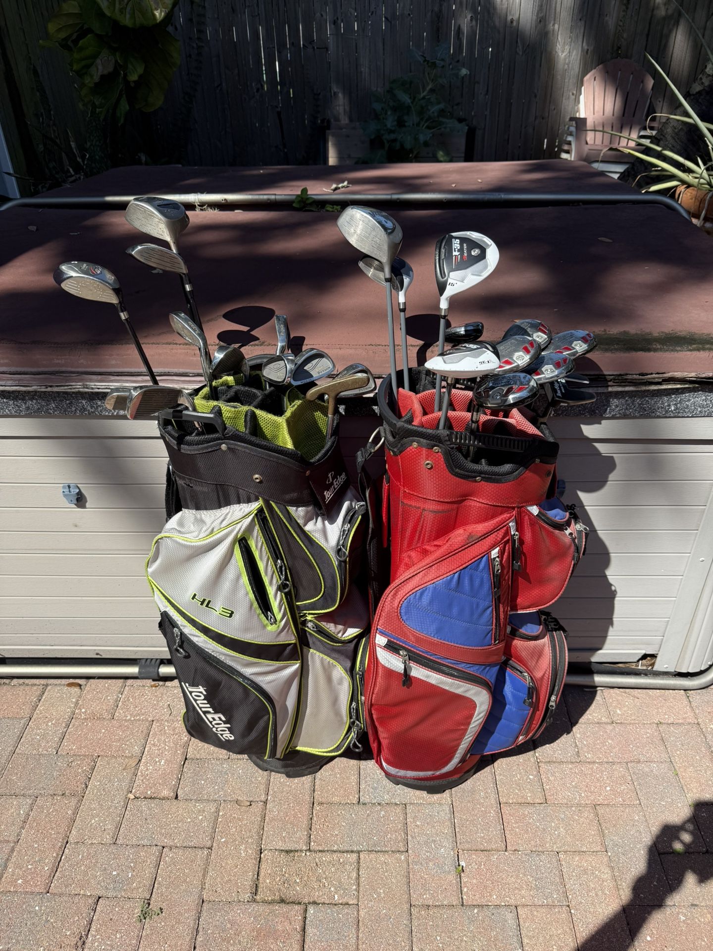 Left Handed Mens Golf Club Sets. 2 Complete Sets $150 Each