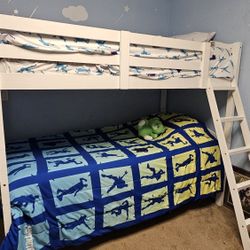 White Bunk beds