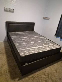 Queen Size Mattress and Frame