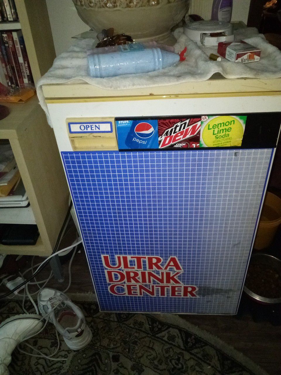 Drink soda vending machine