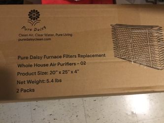 AprilAire  Style 210  ( 2 ) Air Filter. 20”x25”x4”  Space Guard  