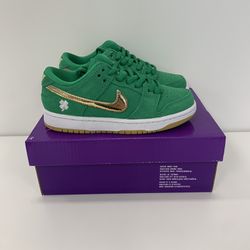 Nike SB Dunk Low (PS) - St. Patricks - Preschool Size 10.5C - Brand New