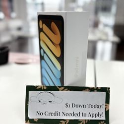 Apple IPad Mini 6 Tablet - $1 To Take it Home same Day and Pay the Rest later!