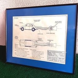 Original RARE 1990 VW VOLKSWARRIOR DEATHSHIP Concept Art # 43/ 100 ArtistSigned!