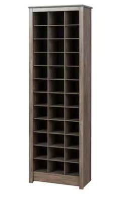 Prepac 36 Shoe Storage Cabinet Driftwood Gray
