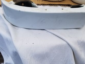 Left Upper Skirt Panel Tail Light Extension White