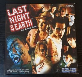 LAST NIGHT ON EARTH: THE ZOMBIE GAME - COMPLETE - EXCELLENT CONDITION