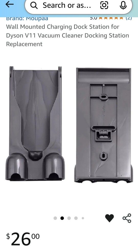 Wall Mounted Charging Dock Station for Dyson