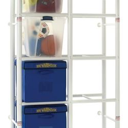 Tote Sotrage System for 8 Totes Boxes Bins