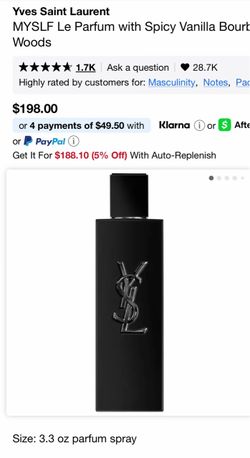 YSL MYSLF Le Parfum 3.3 oz Spray