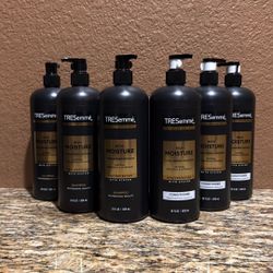 3 Pairs - Tresemme Rich Moisture Shampoo And Conditioner 