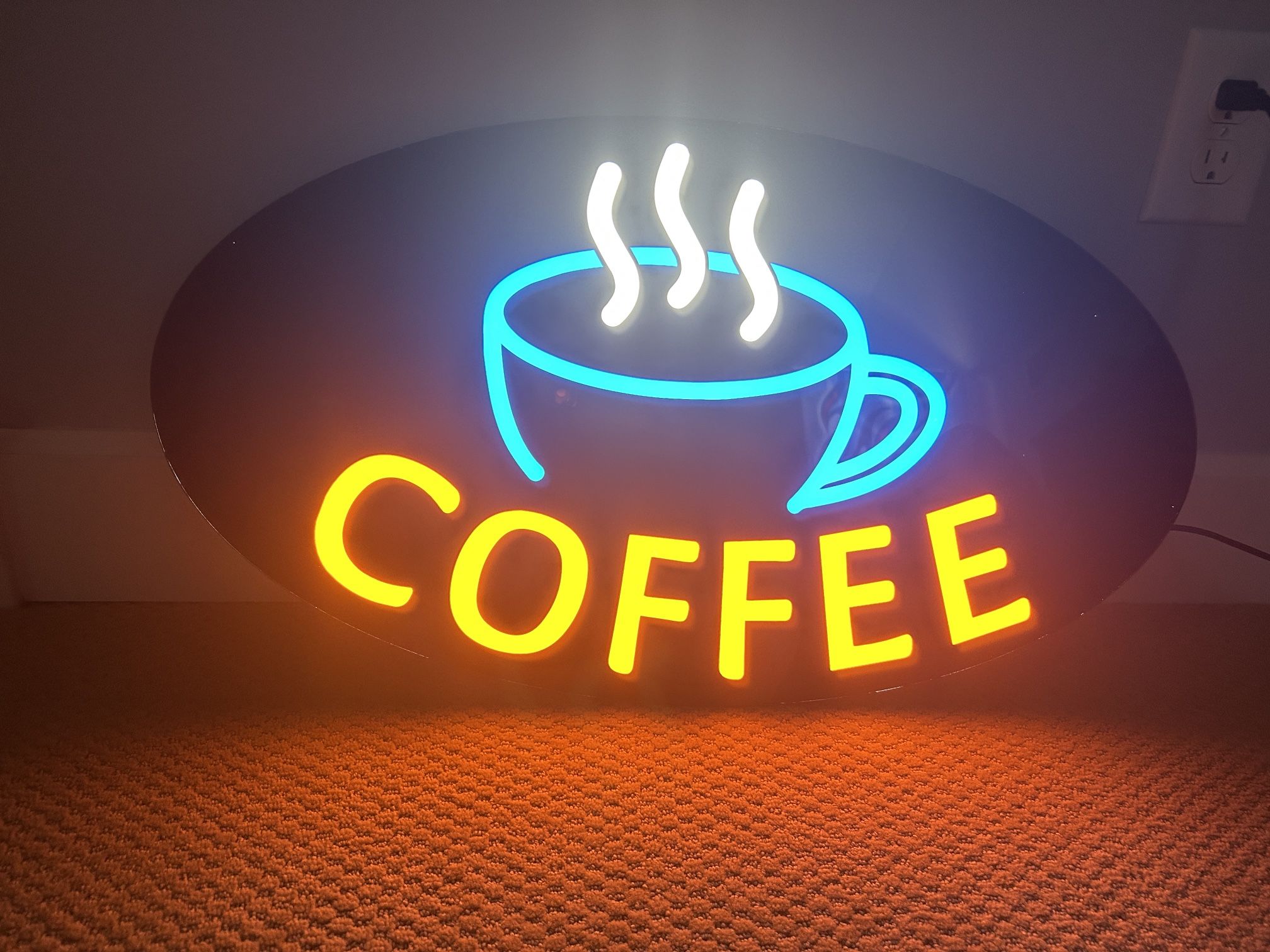 Very Bright Coffee LED Sign Perfect For Home Or Storefront