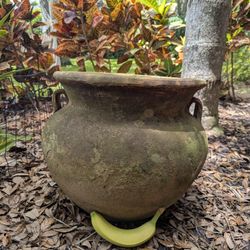 Vintage XL Terracotta Planter Pot 20" x 17"