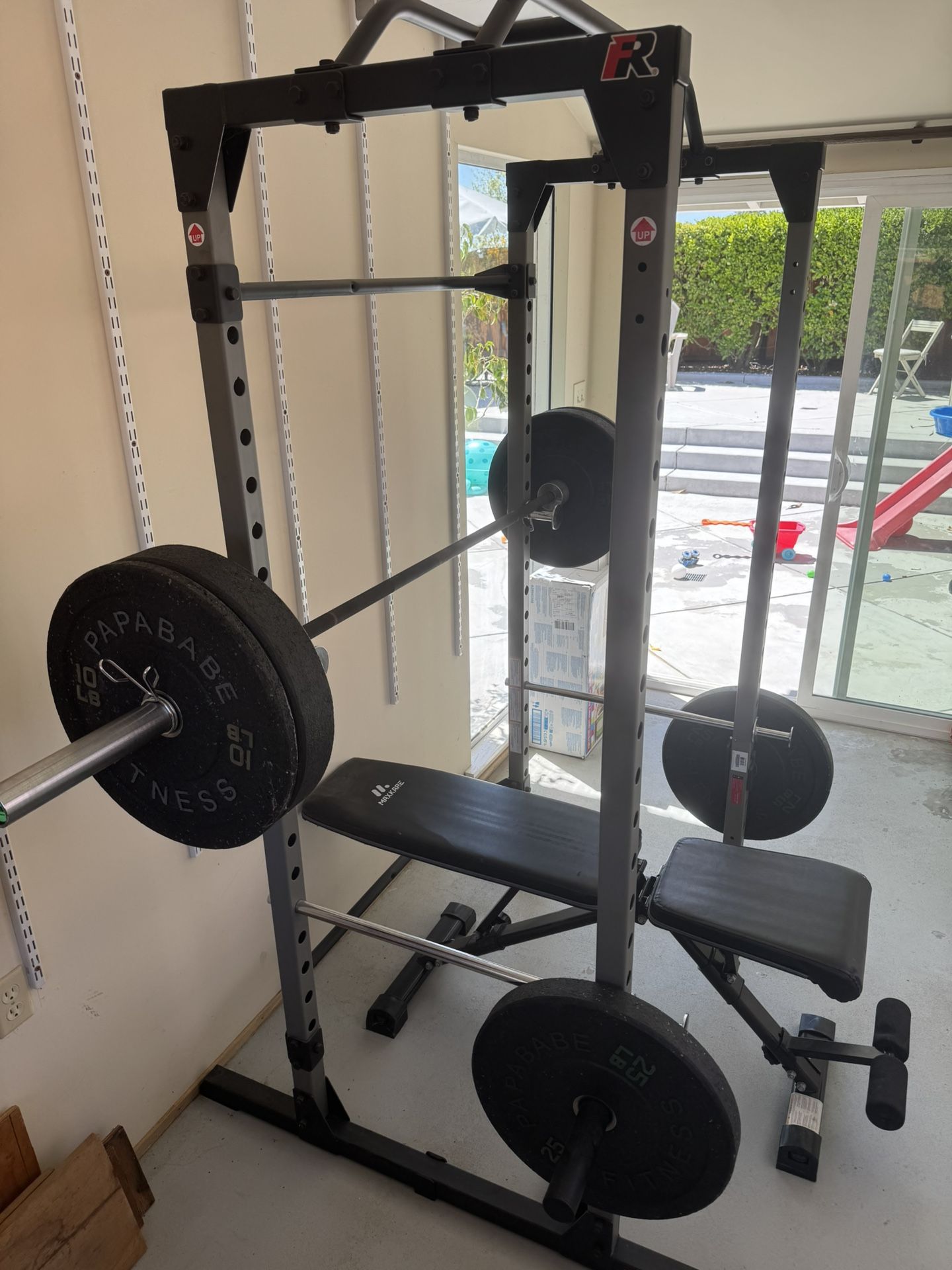 Squat Rack With Weights And Bar
