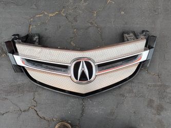 2007-2009 Acura MDX Complete Grill With Emblem Oem. 