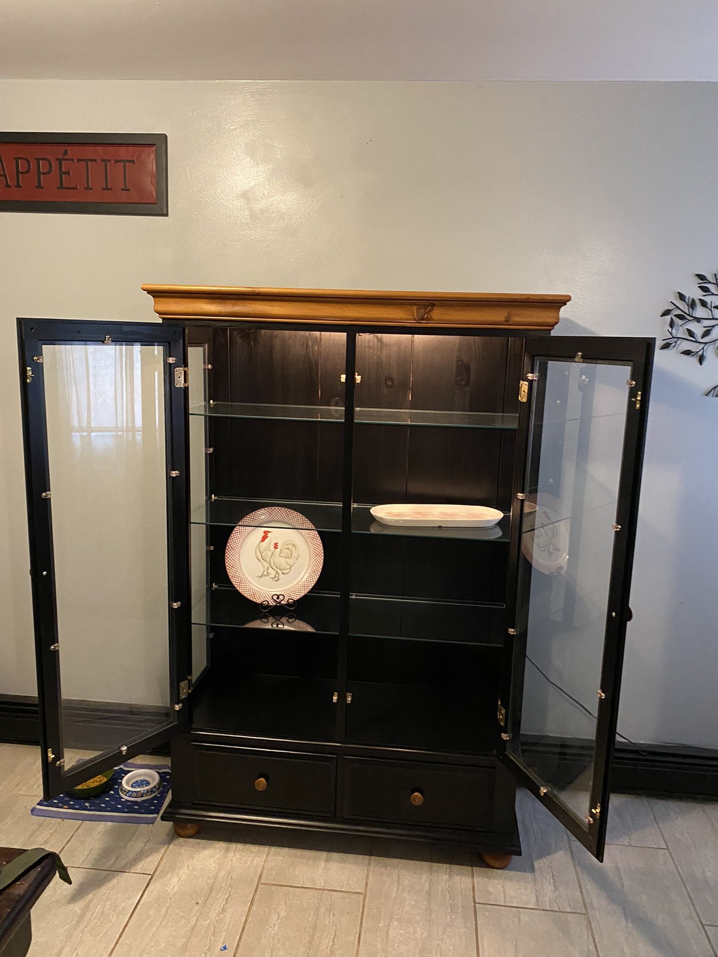 Lighted China Cabinet