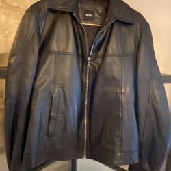 Hugo Boss Fine Leather Men’s Coat Large/Med