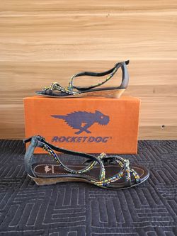 Vintage Rocket Dog wedge sandals size 7.5 for women