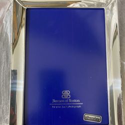 Pair of 5"x7" Silver Plated Picture Frames