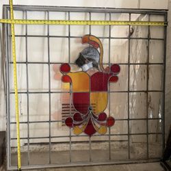 Stained Glass Window From Tudor Style House