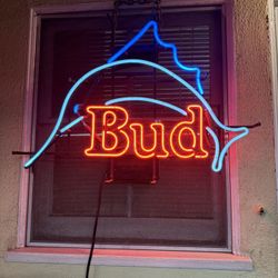 Original Bud Neon Sign. *Vintage 1992*
