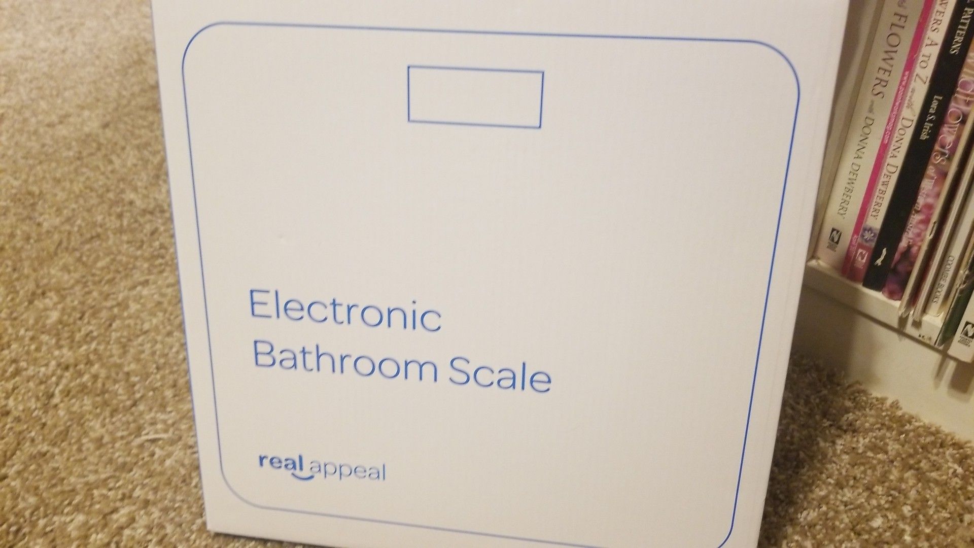 Real appeal bathroom scale brand new sealed