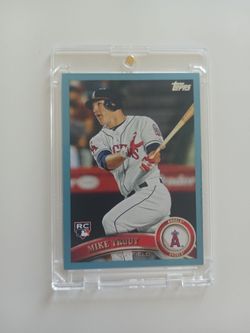 Sportscards lot Mike Trout rookie blue
