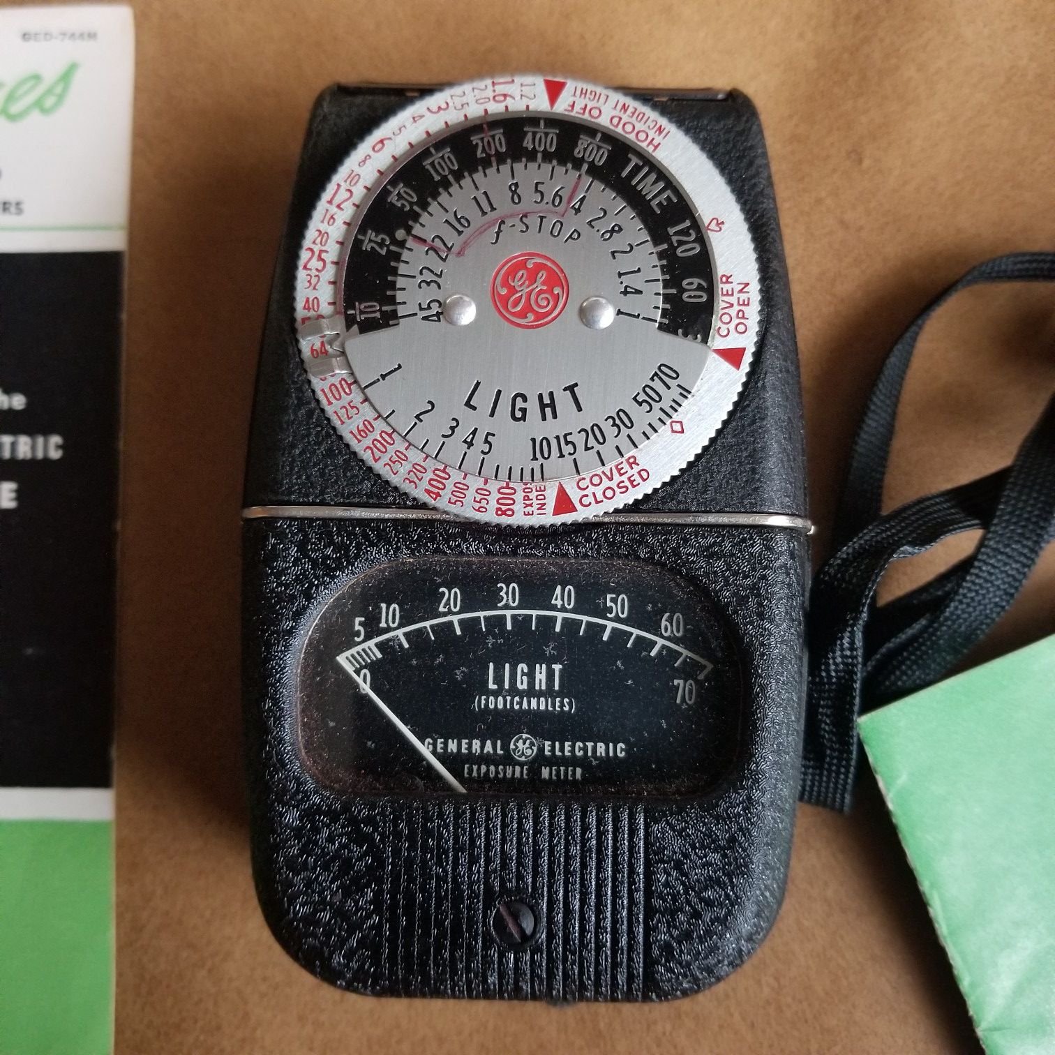 GE General Electric Photography Exposure Light Meter Type DW-68
