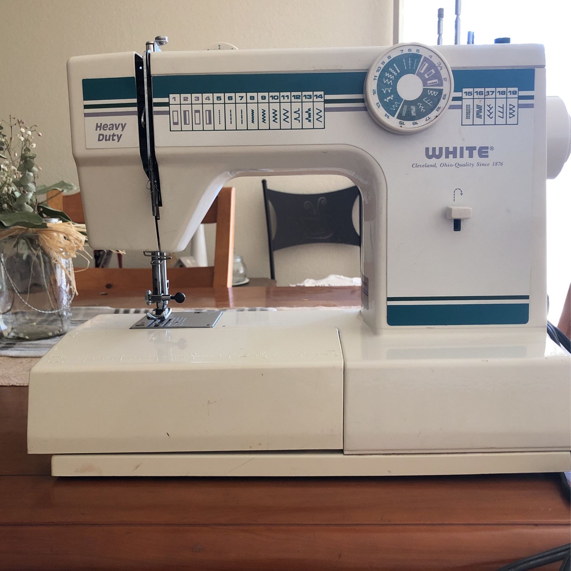 White Sewing Machine