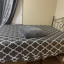Ashley 12” Queen Mattress And Bed Frame