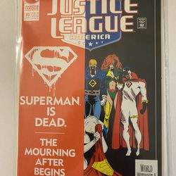 Justice League Of America #70 Superman Is Dead 1993 (VF-NM)