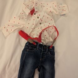 Newborn Valentine's Day Outfit