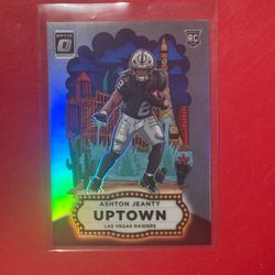 Ashton Jeanty Donruss Optic Uptown Rookie Card