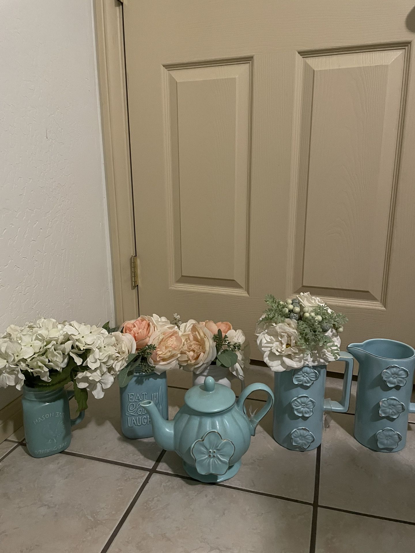 Barn Style Decor Vases