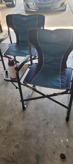 camping / outdoor chairs will tray