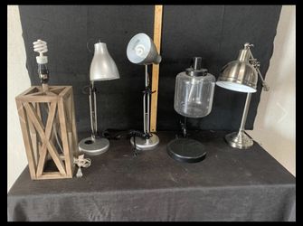 5 Assorted Lamps price for all very unique designs