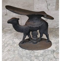 Cast Iron Camel Shoe Shine Cobble Stand Foot Rest Doorstop