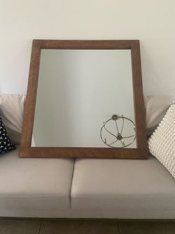 Wood Mirror