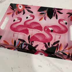 19"x 14"  Flamingo Serving TRAY