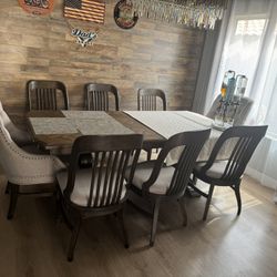 Dining table with chair