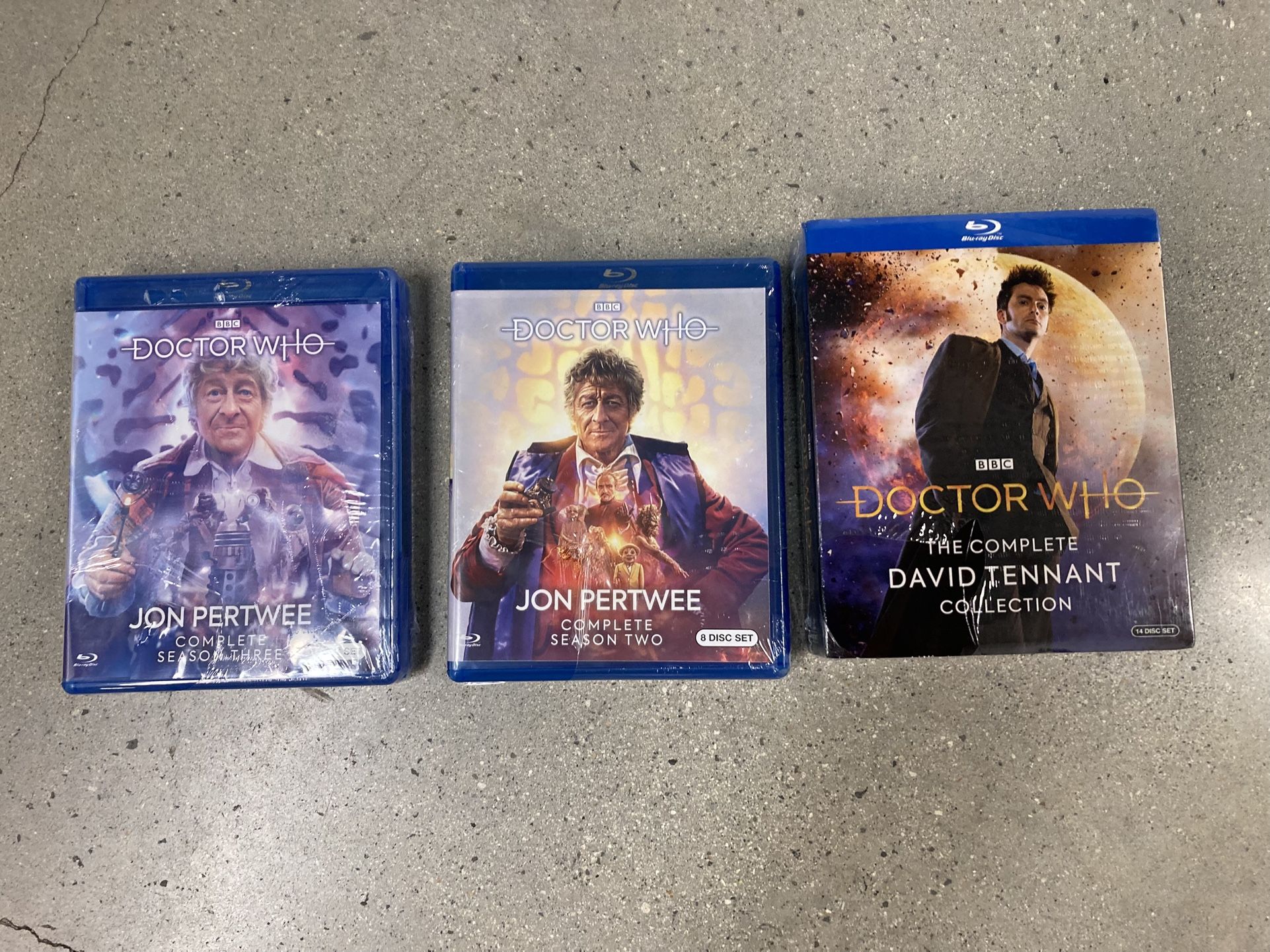 Three Doctor Who Series Blu Ray Season Collections New