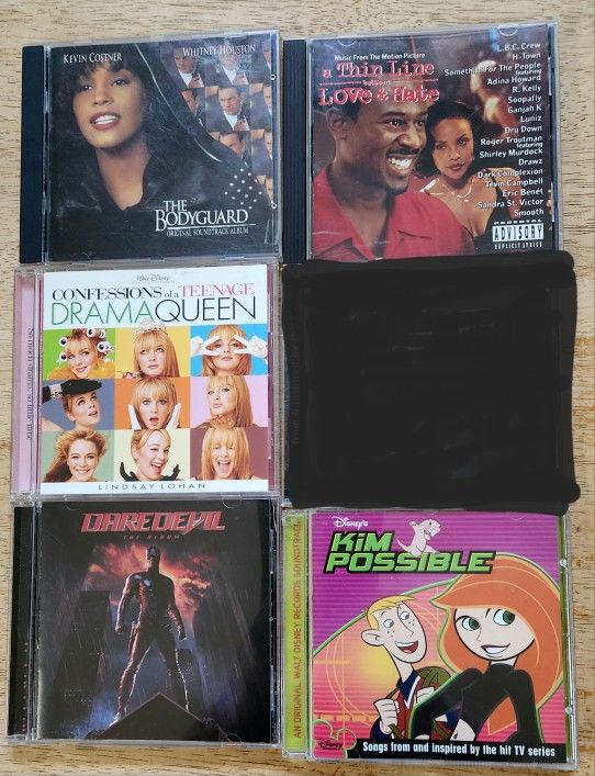 5 Movie Sound Track CD's