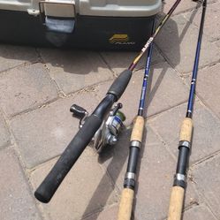 Fishing Rods And Box