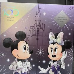 2023 Disney Parks Disney100 Mickey And Minnie Limited Edition Figurines