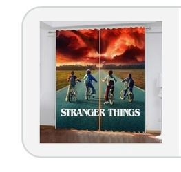 Stranger Things Blackout Curtains Panel Set
