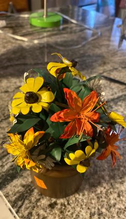 Metal flowers