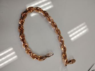 10k Rose Gold Bracelet 13.8g