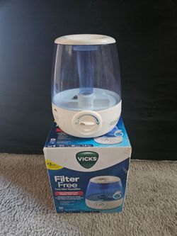 Humidificador de vapor frio Vicks, tanque translucido de 1.2 galones