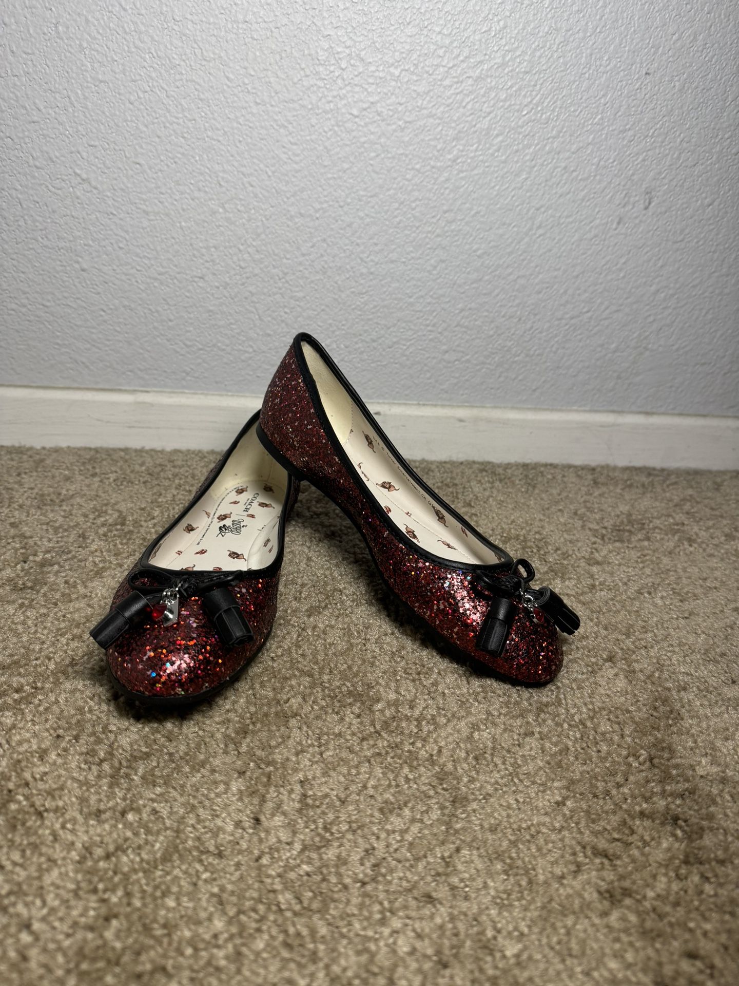 Coach glitter shoes sale