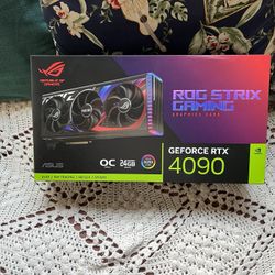 BRAND NEW ASUS NVIDIA ROG STRIX 4090 OC 24 GB DDRX GRAPHICS CARD